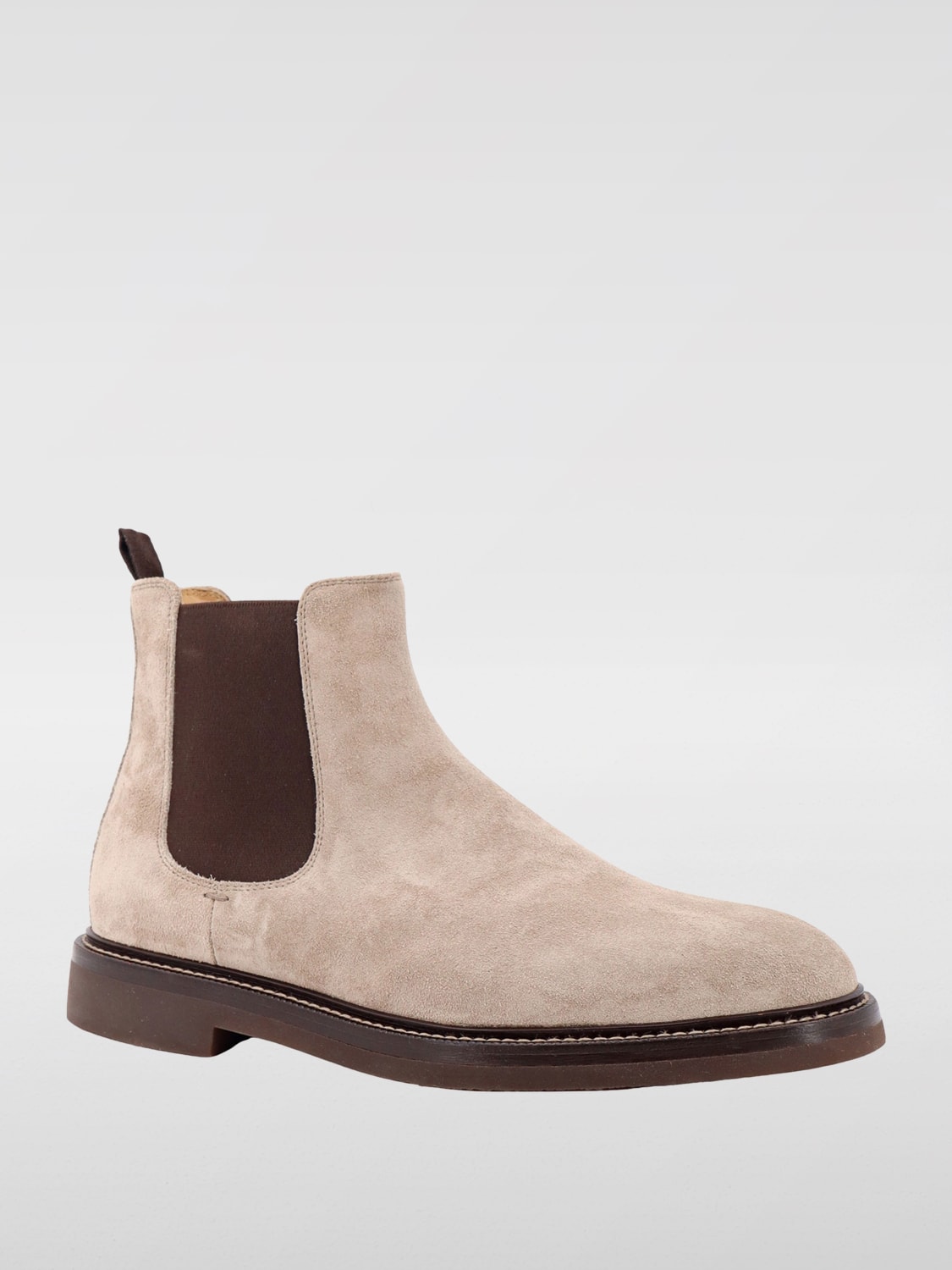 BRUNELLO CUCINELLI BOOTS: Shoes men Brunello Cucinelli, Beige - Img 2