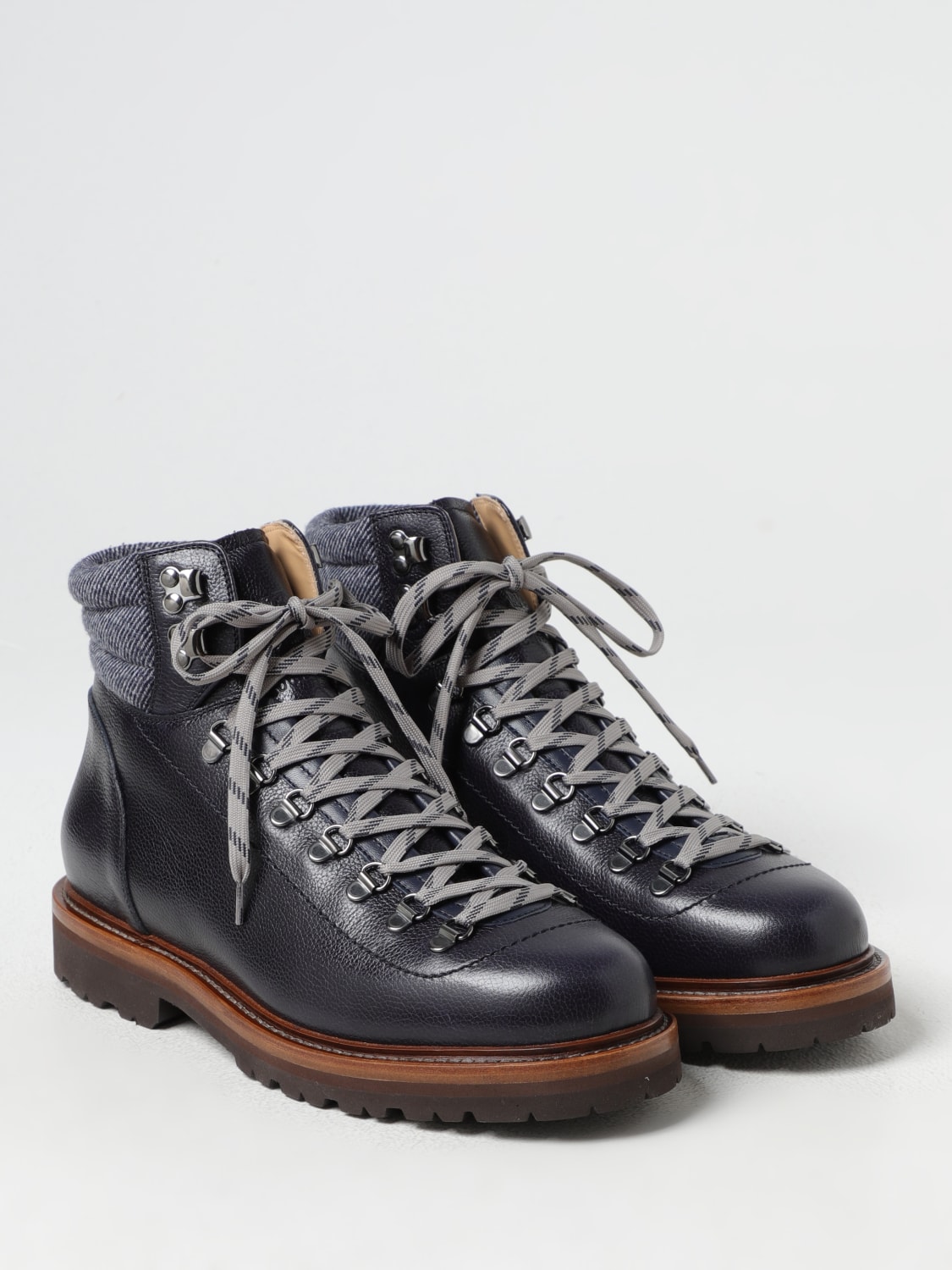 BRUNELLO CUCINELLI BOOTS: Shoes men Brunello Cucinelli, Blue - Img 2