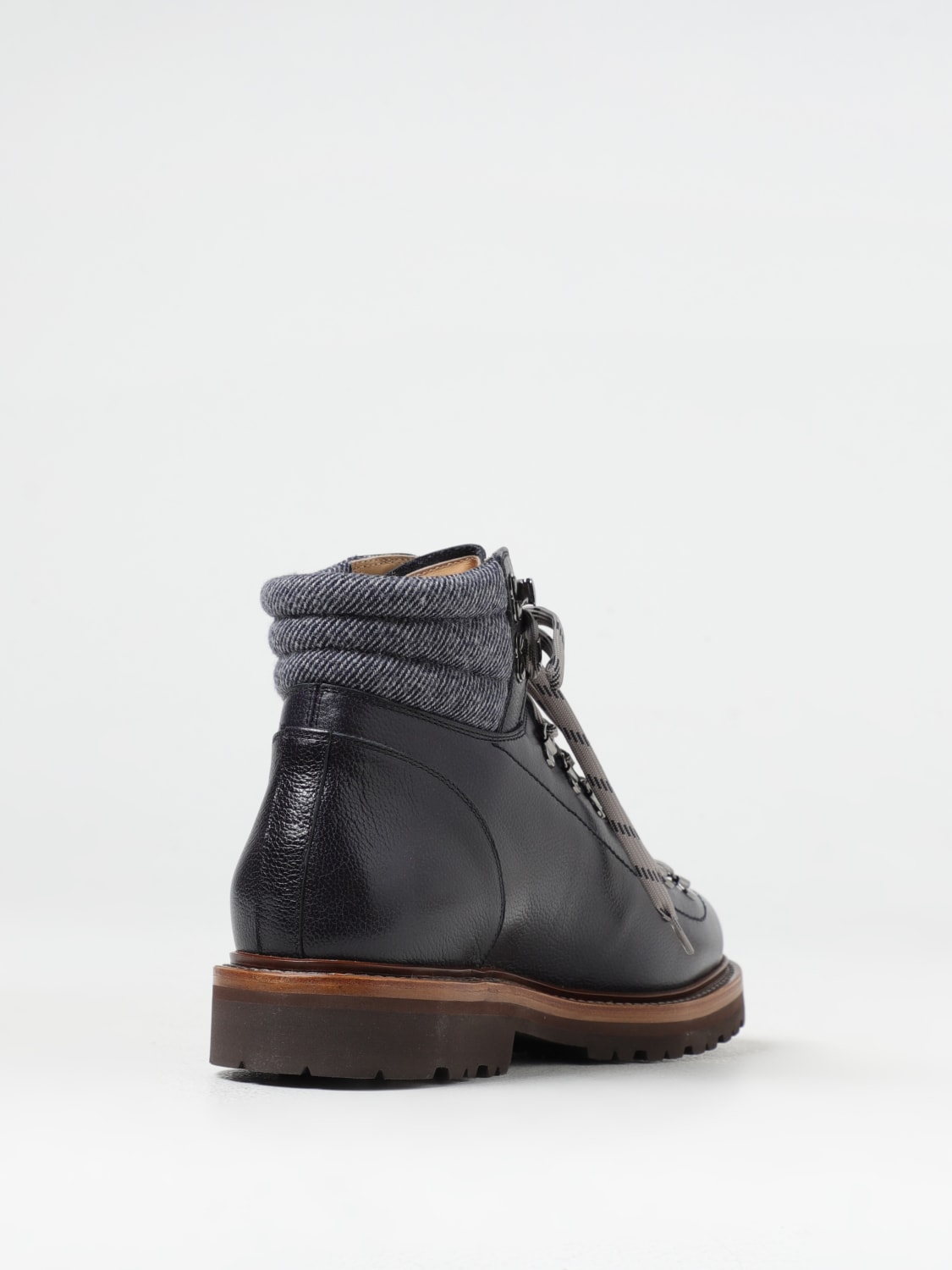 BRUNELLO CUCINELLI BOOTS: Shoes men Brunello Cucinelli, Blue - Img 3