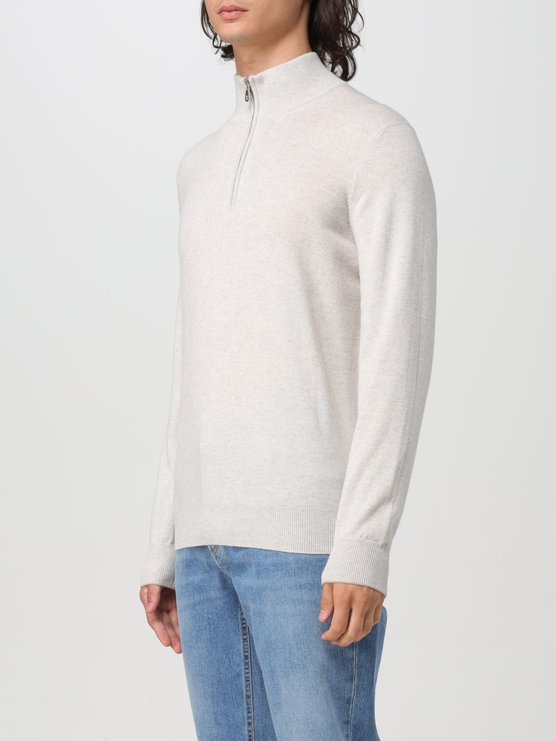 BRUNELLO CUCINELLI SWEATER: Sweater men Brunello Cucinelli, Grey - Img 4