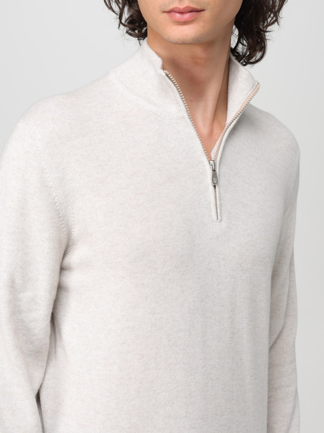 BRUNELLO CUCINELLI SWEATER: Sweater men Brunello Cucinelli, Grey - Img 5