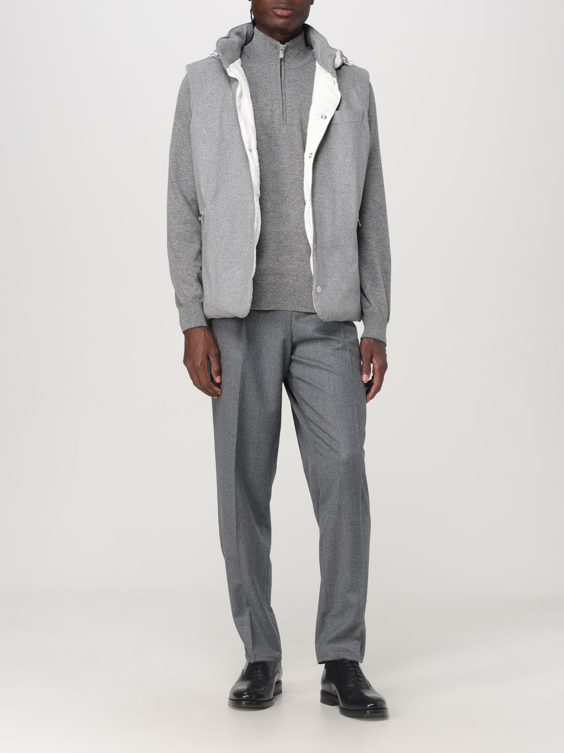 BRUNELLO CUCINELLI SWEATER: Sweater men Brunello Cucinelli, Charcoal - Img 2