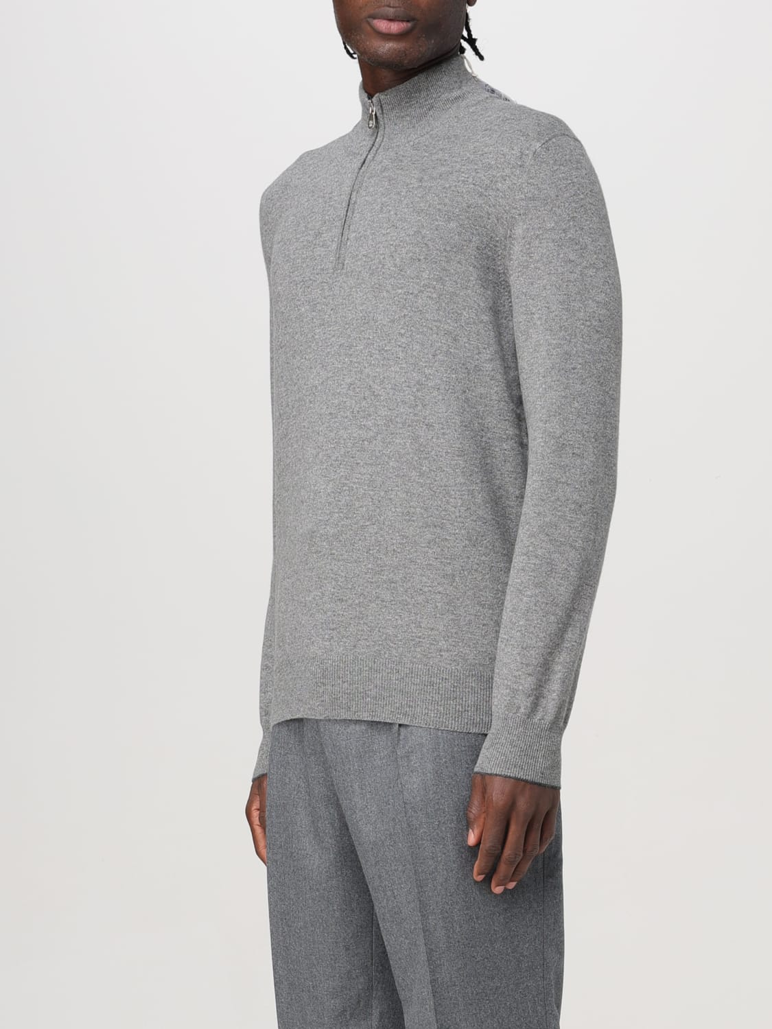 BRUNELLO CUCINELLI SWEATER: Sweater men Brunello Cucinelli, Charcoal - Img 4