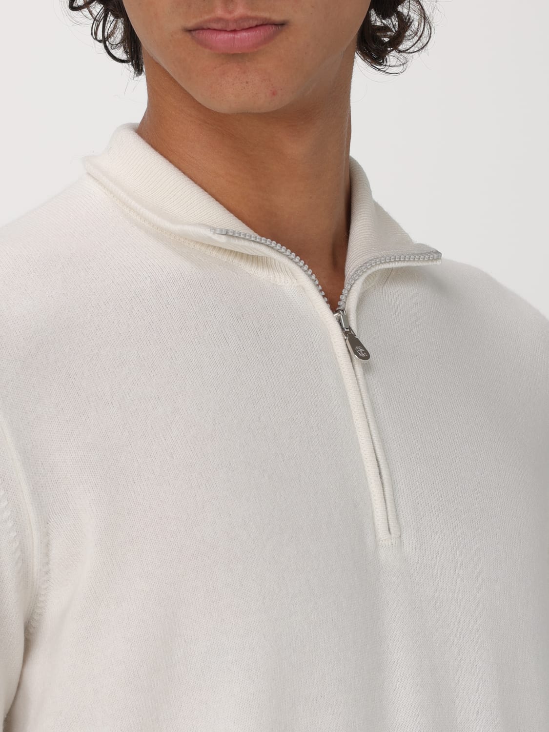 BRUNELLO CUCINELLI SWEATER: Sweater men Brunello Cucinelli, Smoke Grey - Img 5