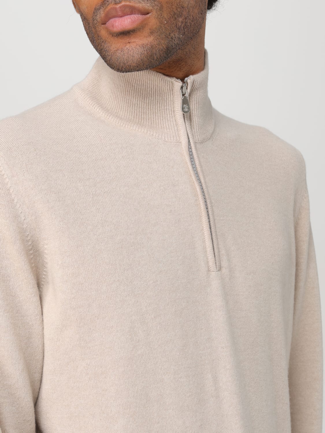 BRUNELLO CUCINELLI SWEATER: Sweater men Brunello Cucinelli, Sand - Img 5