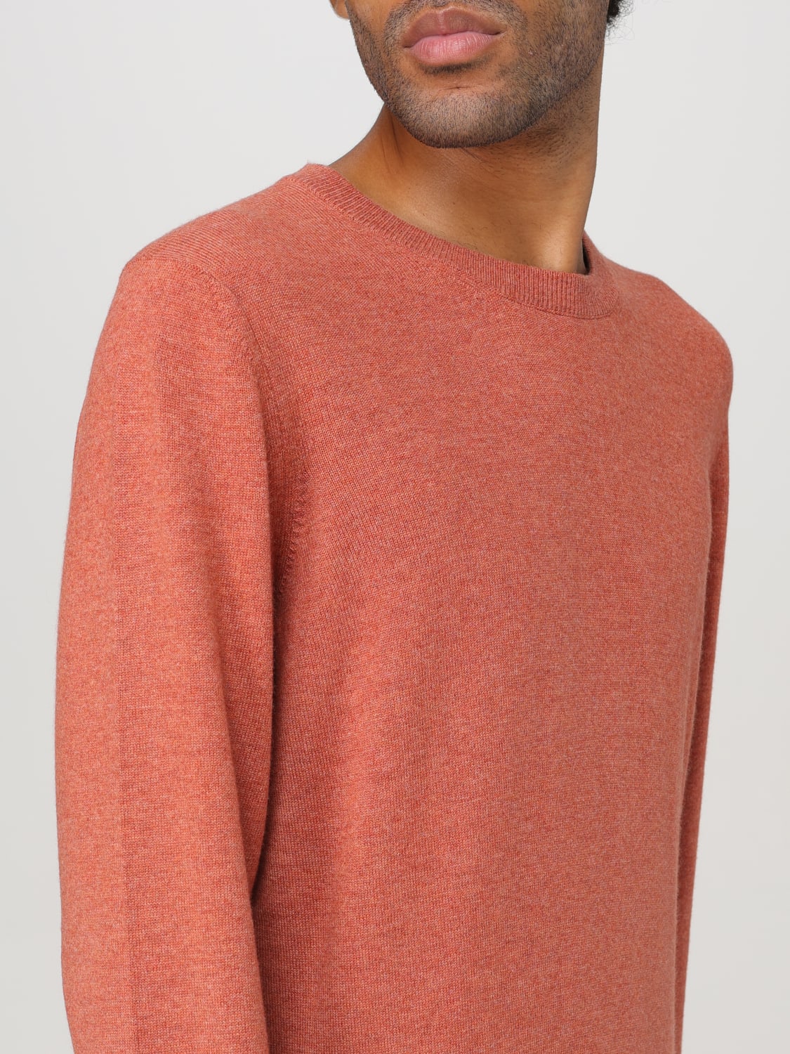 BRUNELLO CUCINELLI SWEATER: Sweater men Brunello Cucinelli, Orange - Img 5