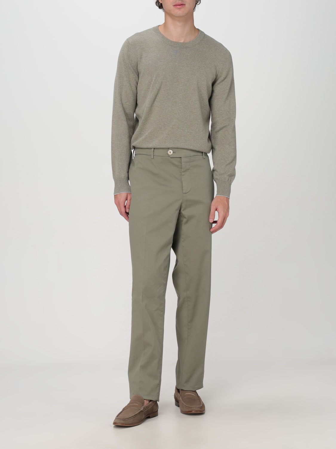 BRUNELLO CUCINELLI SWEATER: Sweater men Brunello Cucinelli, Green - Img 2