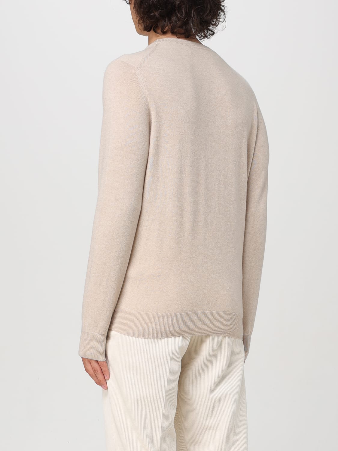 BRUNELLO CUCINELLI SWEATER: Sweater men Brunello Cucinelli, Beige - Img 3