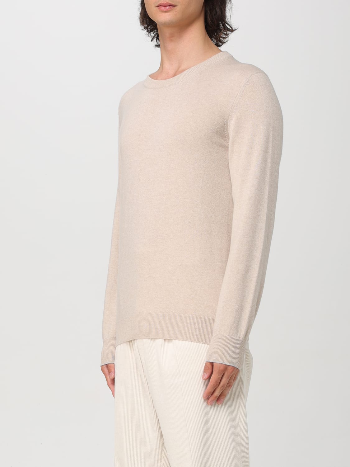 BRUNELLO CUCINELLI SWEATER: Sweater men Brunello Cucinelli, Beige - Img 4