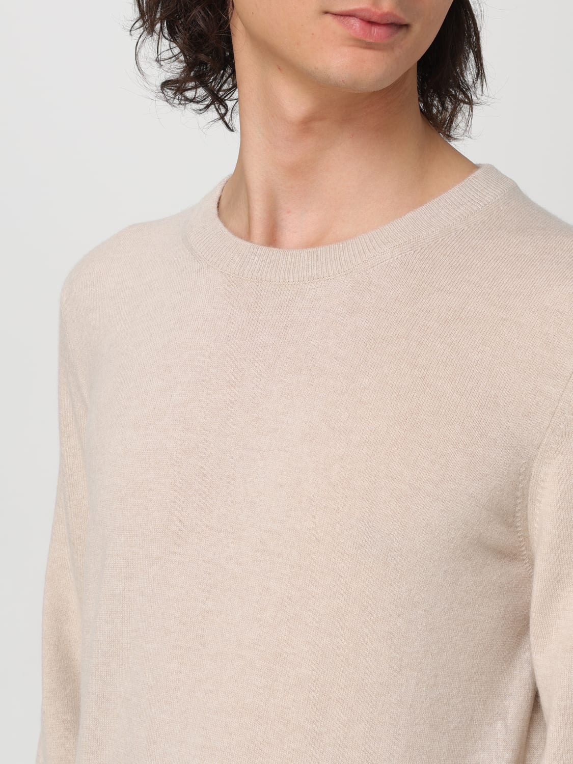 BRUNELLO CUCINELLI SWEATER: Sweater men Brunello Cucinelli, Beige - Img 5