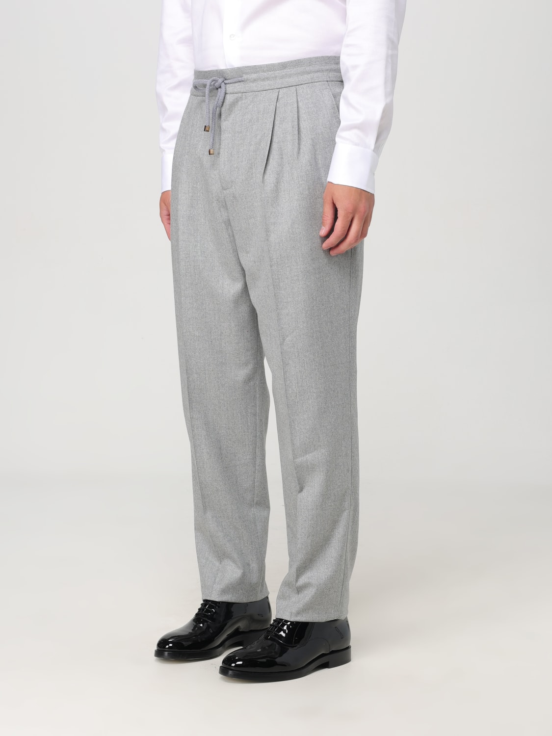 BRUNELLO CUCINELLI HOSE: Hose herren Brunello Cucinelli, Grau - Img 4