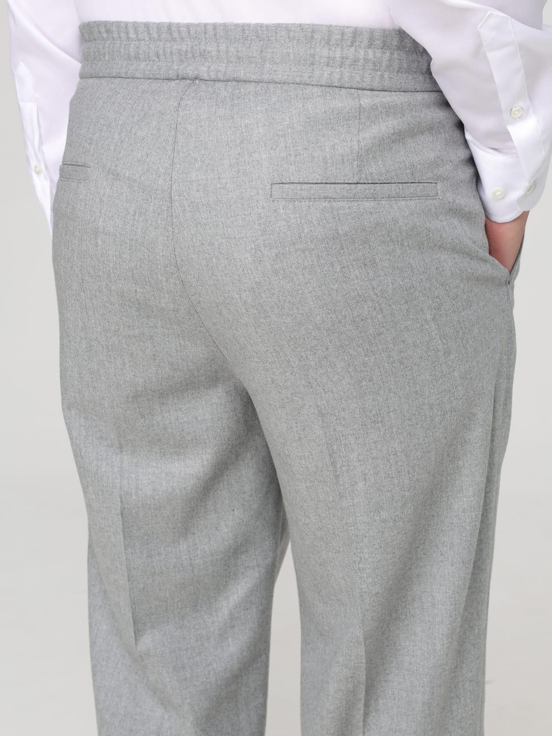 BRUNELLO CUCINELLI HOSE: Hose herren Brunello Cucinelli, Grau - Img 5