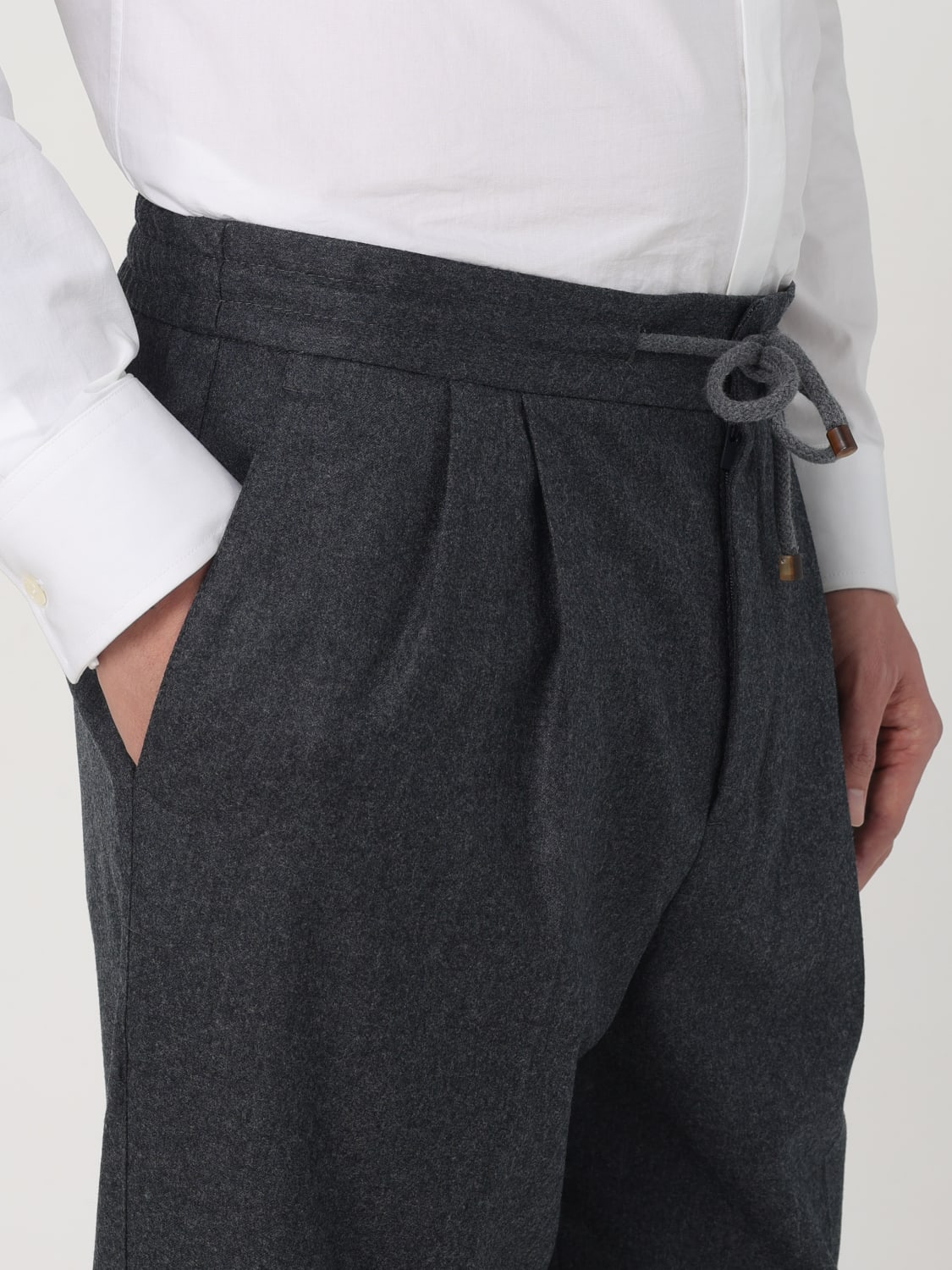 BRUNELLO CUCINELLI PANTS: Pants men Brunello Cucinelli, Grey 1 - Img 5