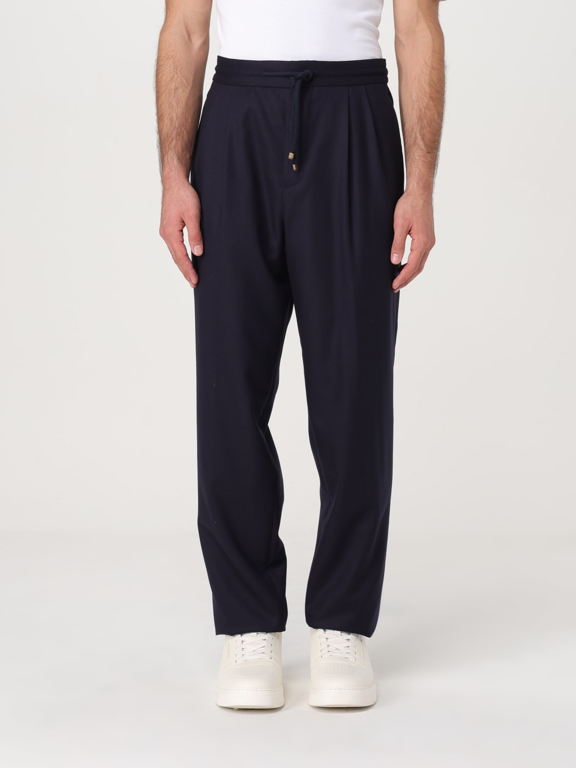 BRUNELLO CUCINELLI PANTS: Pants men Brunello Cucinelli, Blue 1 - Img 1