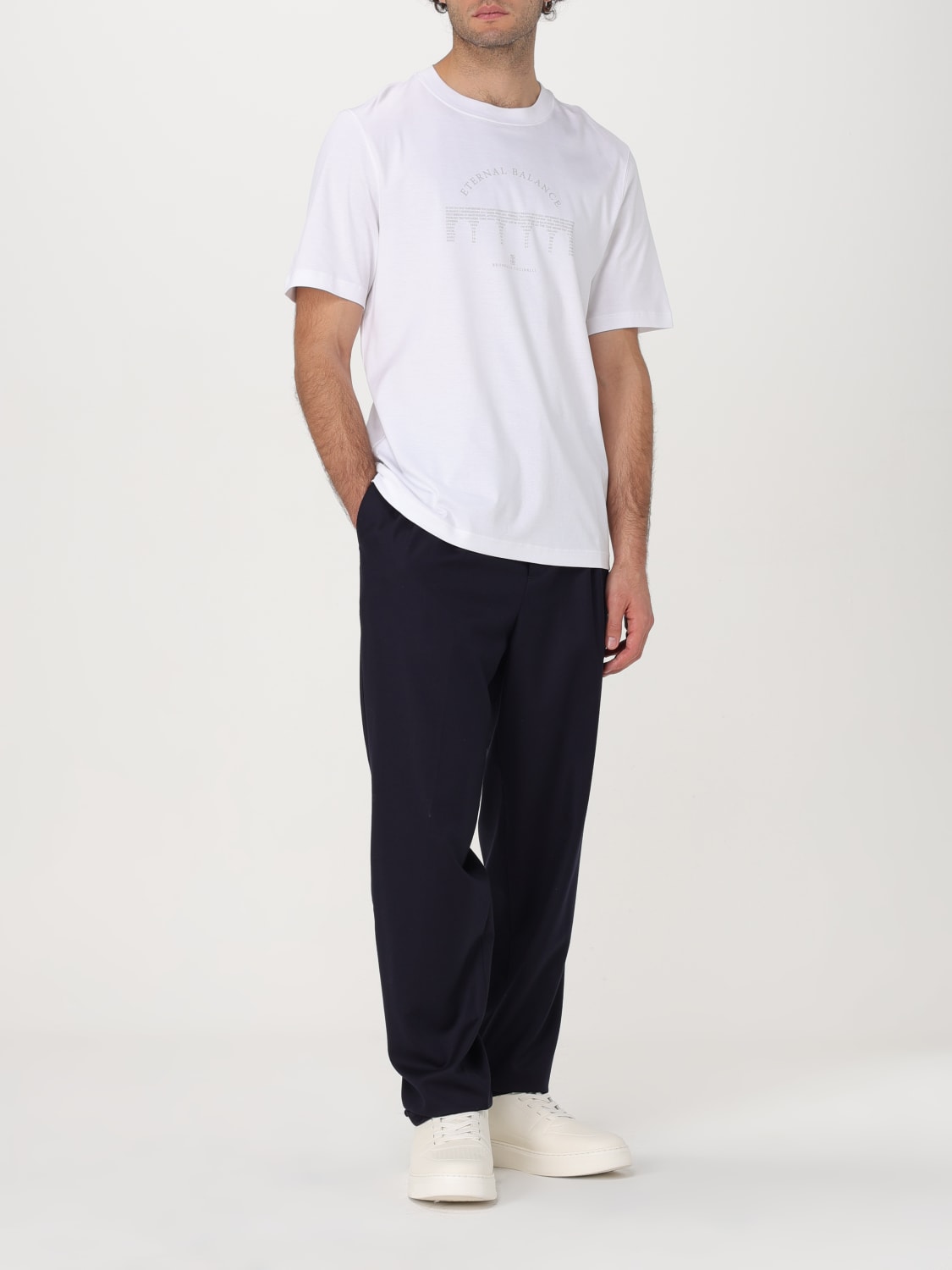 BRUNELLO CUCINELLI PANTS: Pants men Brunello Cucinelli, Blue 1 - Img 2