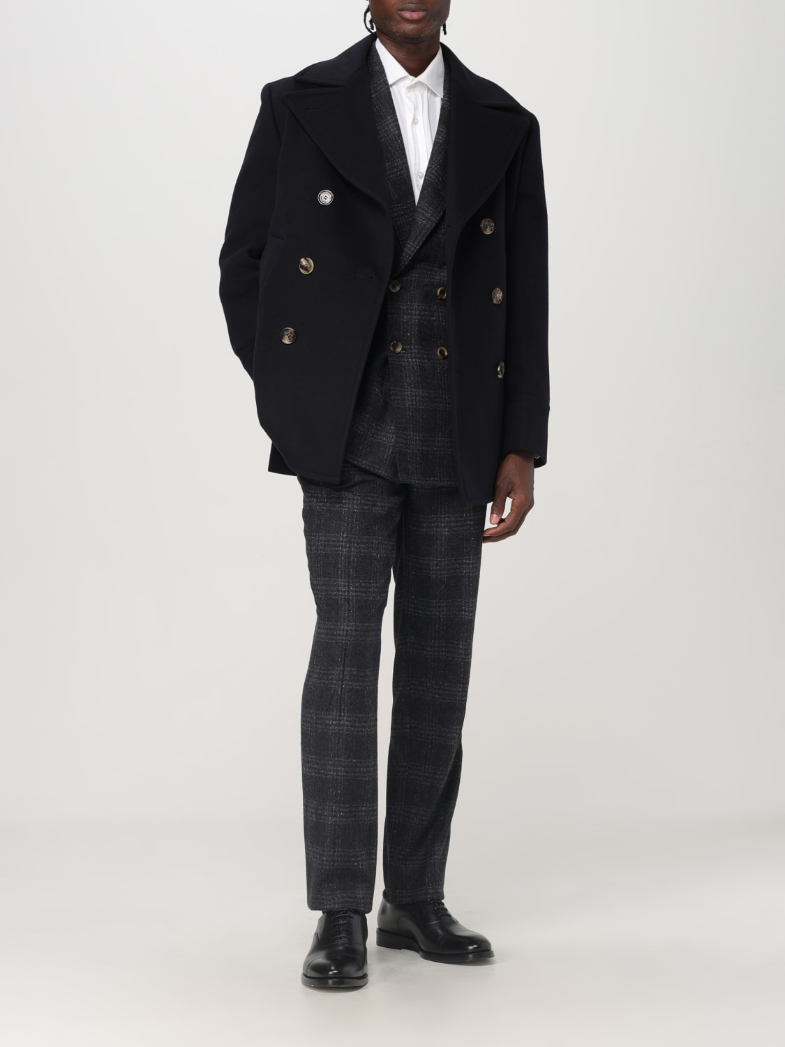 BRUNELLO CUCINELLI COAT: Coat men Brunello Cucinelli, Black - Img 2