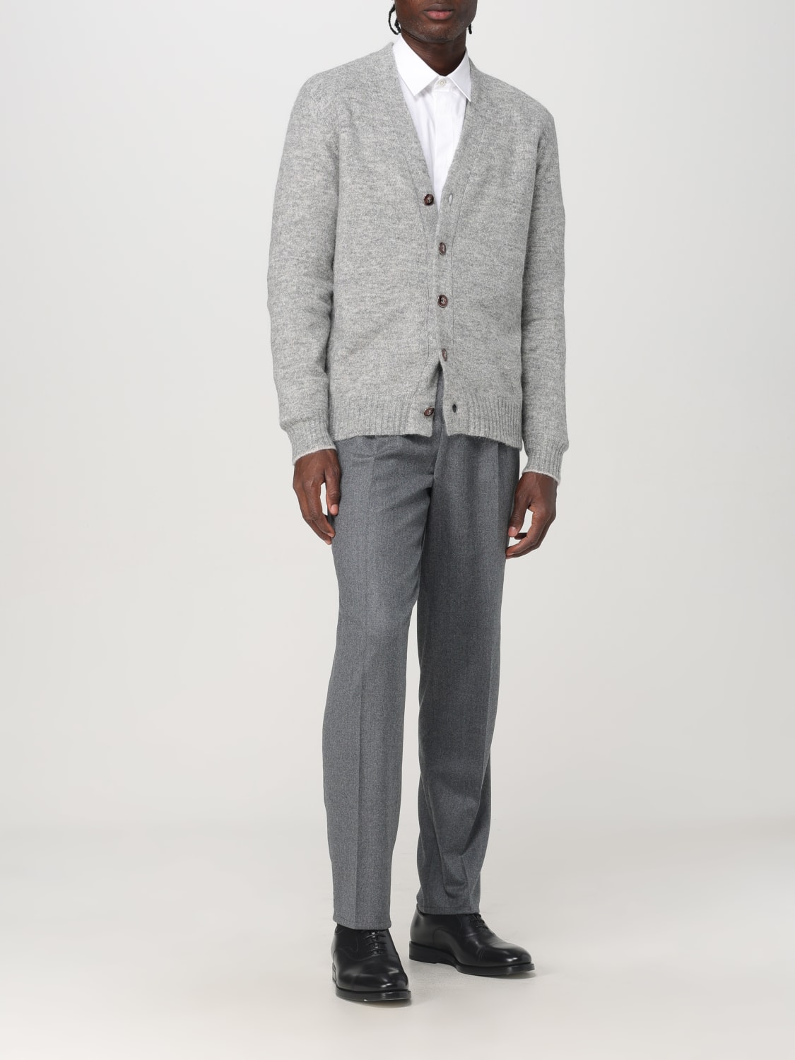 BRUNELLO CUCINELLI CARDIGAN: Sweater men Brunello Cucinelli, Grey - Img 2