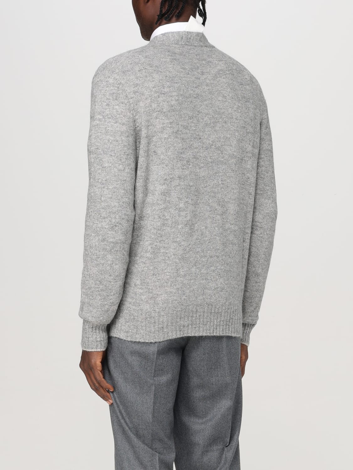 BRUNELLO CUCINELLI CARDIGAN: Sweater men Brunello Cucinelli, Grey - Img 3