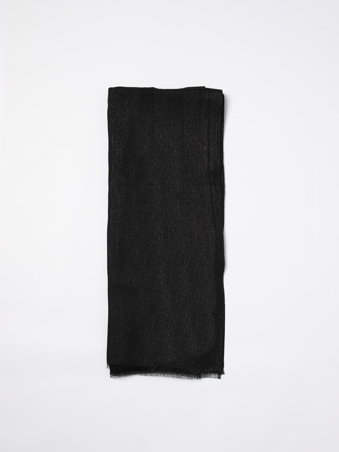 BRUNELLO CUCINELLI SCARF: Scarf woman Brunello Cucinelli, Black - Img 1