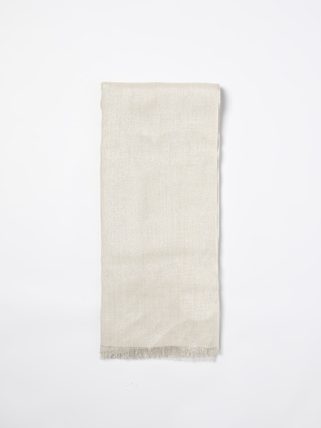 BRUNELLO CUCINELLI SCARF: Scarf woman Brunello Cucinelli, Butter - Img 1