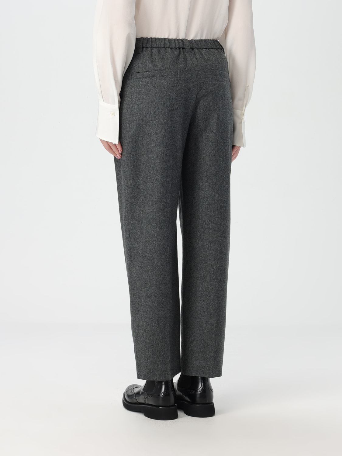 BRUNELLO CUCINELLI PANTS: Pants woman Brunello Cucinelli, Grey 1 - Img 3