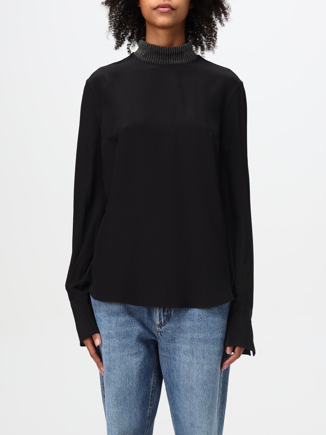 BRUNELLO CUCINELLI TOP: Top woman Brunello Cucinelli, Black - Img 1