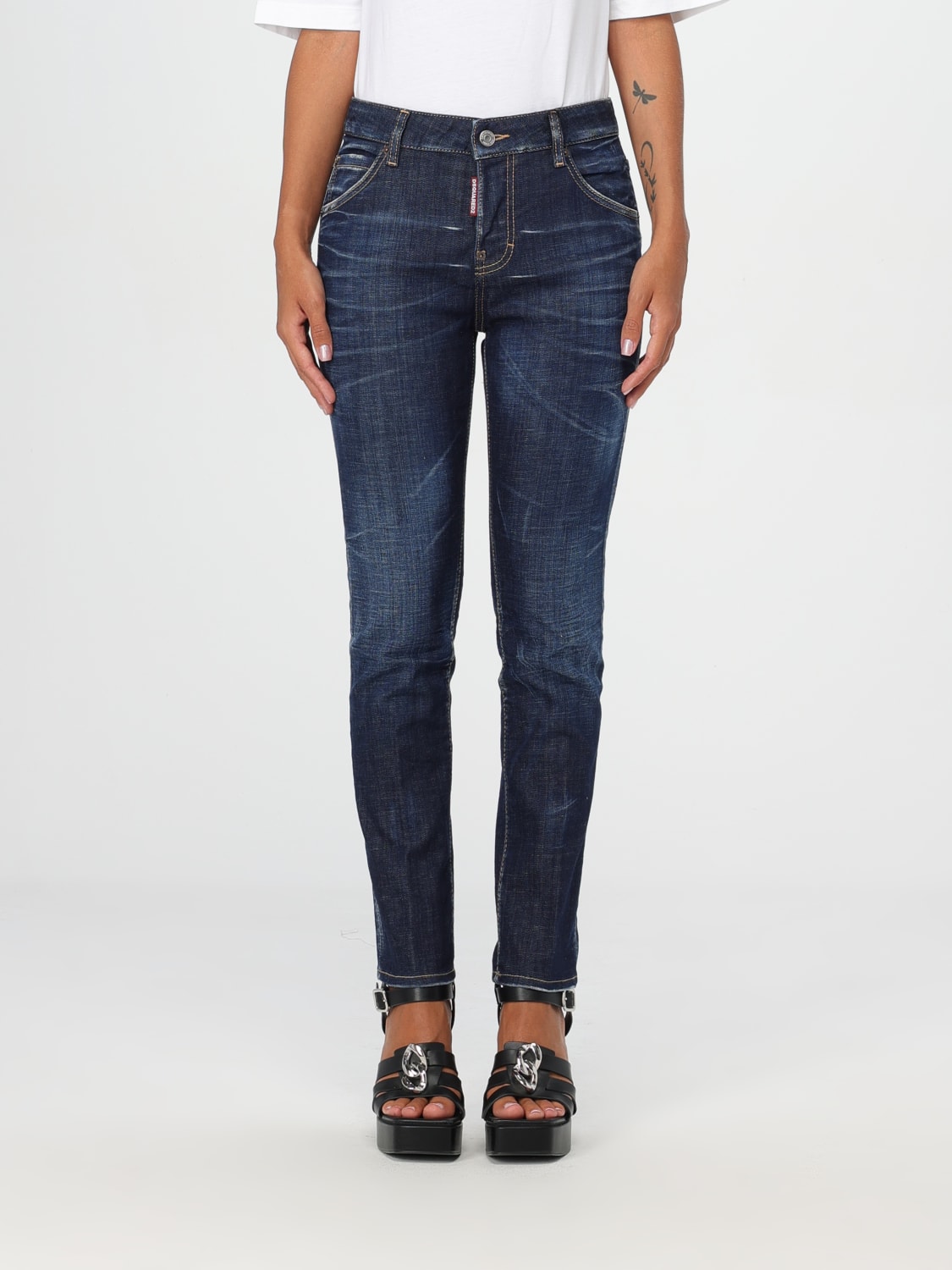 DSQUARED2 JEANS: Jeans damen Dsquared2, Denim - Img 1