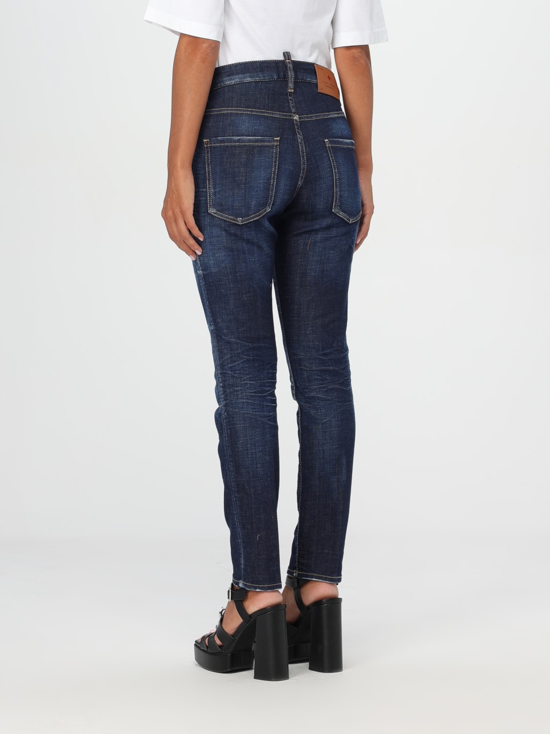 DSQUARED2 JEANS: Jeans damen Dsquared2, Denim - Img 2