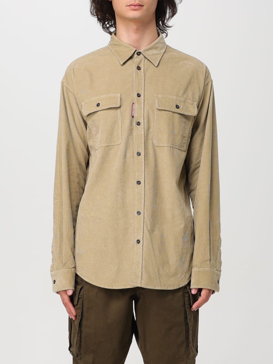 DSQUARED2 HEMD: Hemd herren Dsquared2, Sand - Img 1