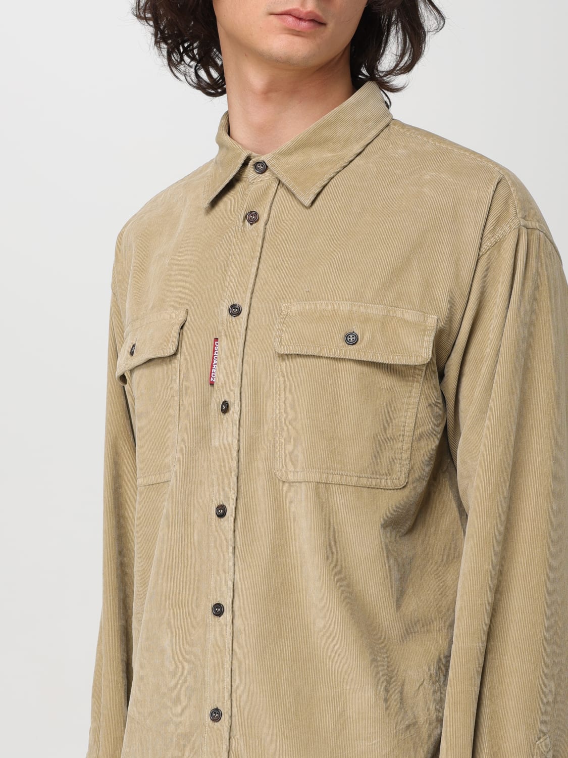 DSQUARED2 CAMISA: Camisa hombre Dsquared2, Arena - Img 4