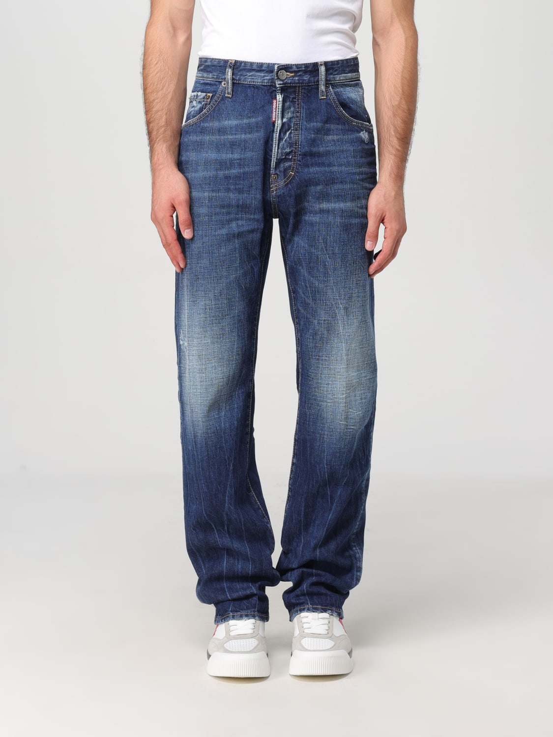 DSQUARED2 JEANS: Jeans men Dsquared2, Denim - Img 1