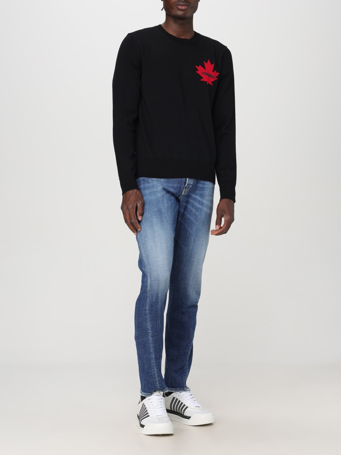 DSQUARED2 SWEATER: Sweater men Dsquared2, Black - Img 2