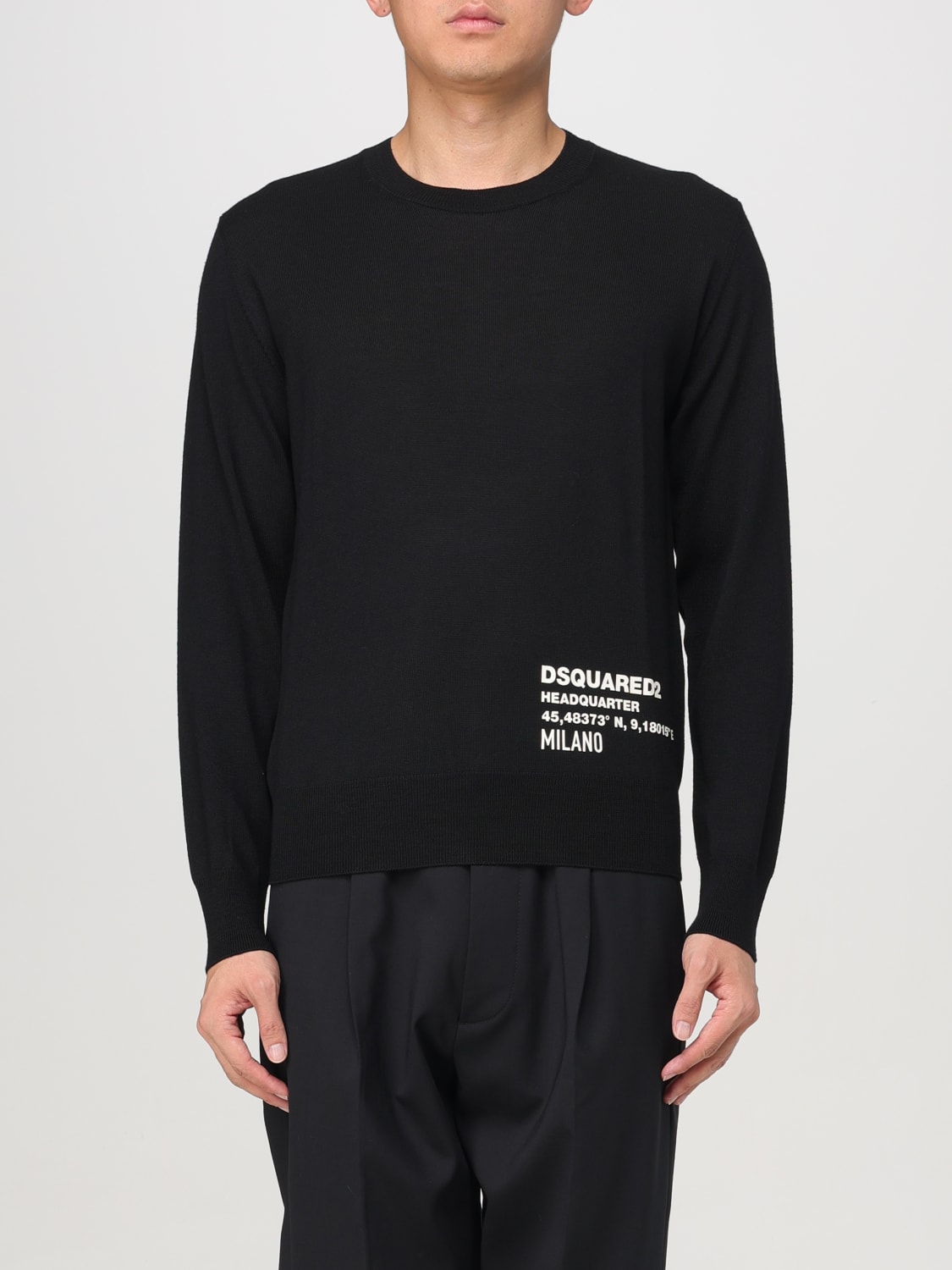 DSQUARED2 PULL: Pull homme Dsquared2, Noir - Img 1