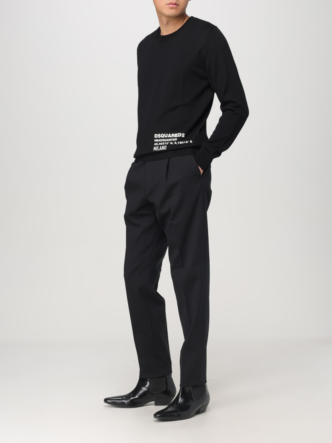 DSQUARED2 PULL: Pull homme Dsquared2, Noir - Img 2