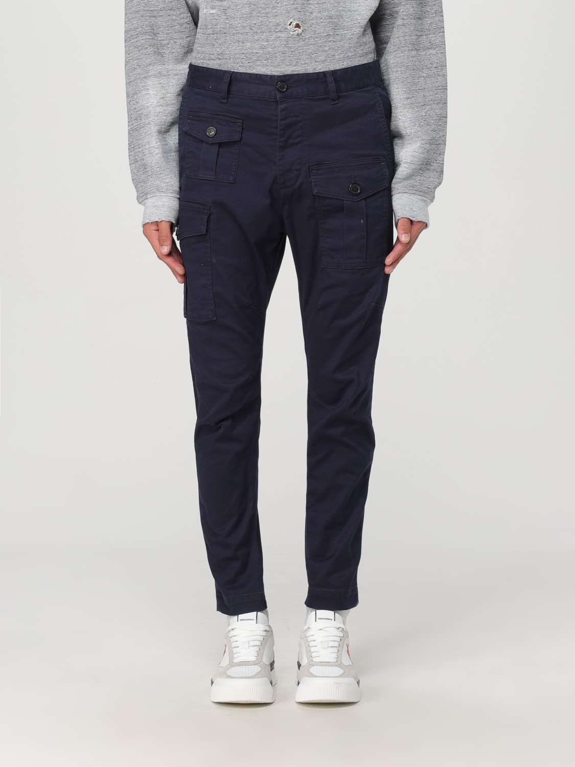 DSQUARED2 PANTS: Pants men Dsquared2, Blue - Img 1