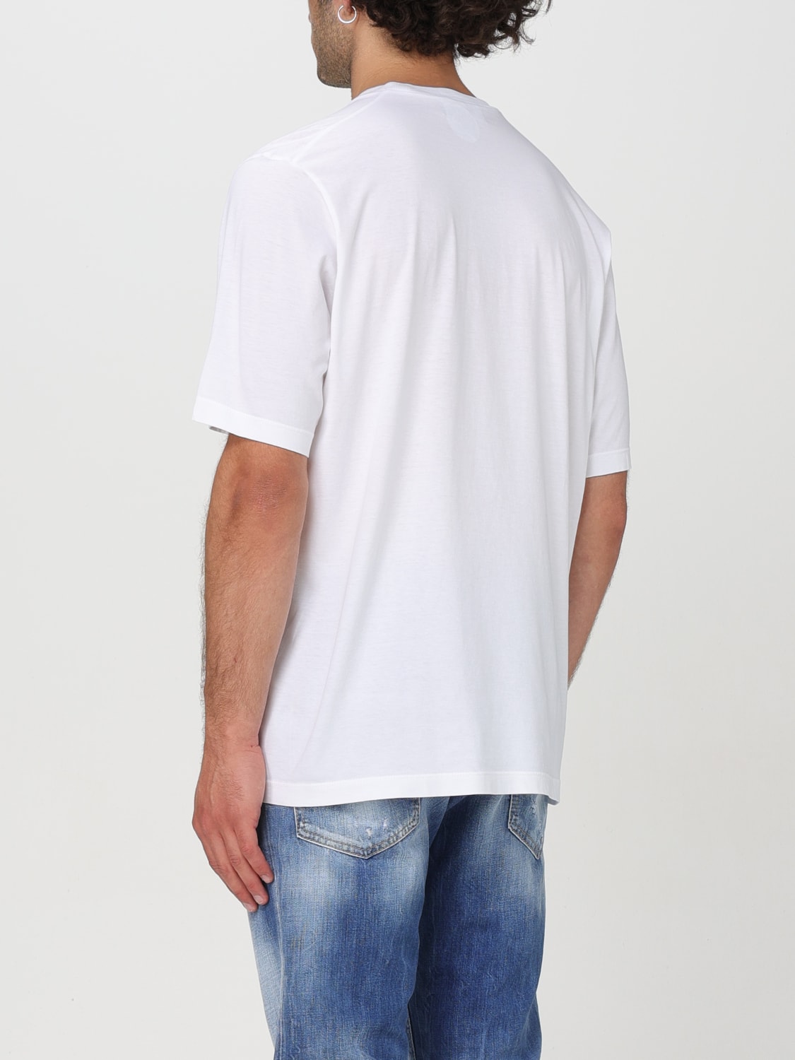 DSQUARED2 T-SHIRT: T-shirt di cotone Dsquared2 con logo, Bianco - Img 2