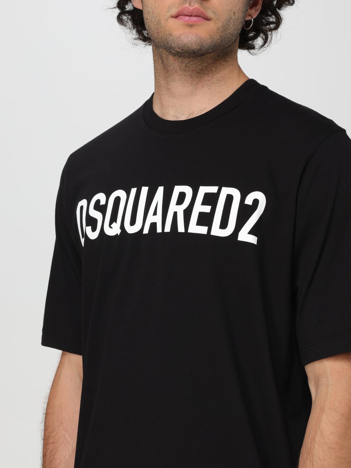 DSQUARED2 티셔츠: 티셔츠 남성 Dsquared2, 블랙 - Img 3