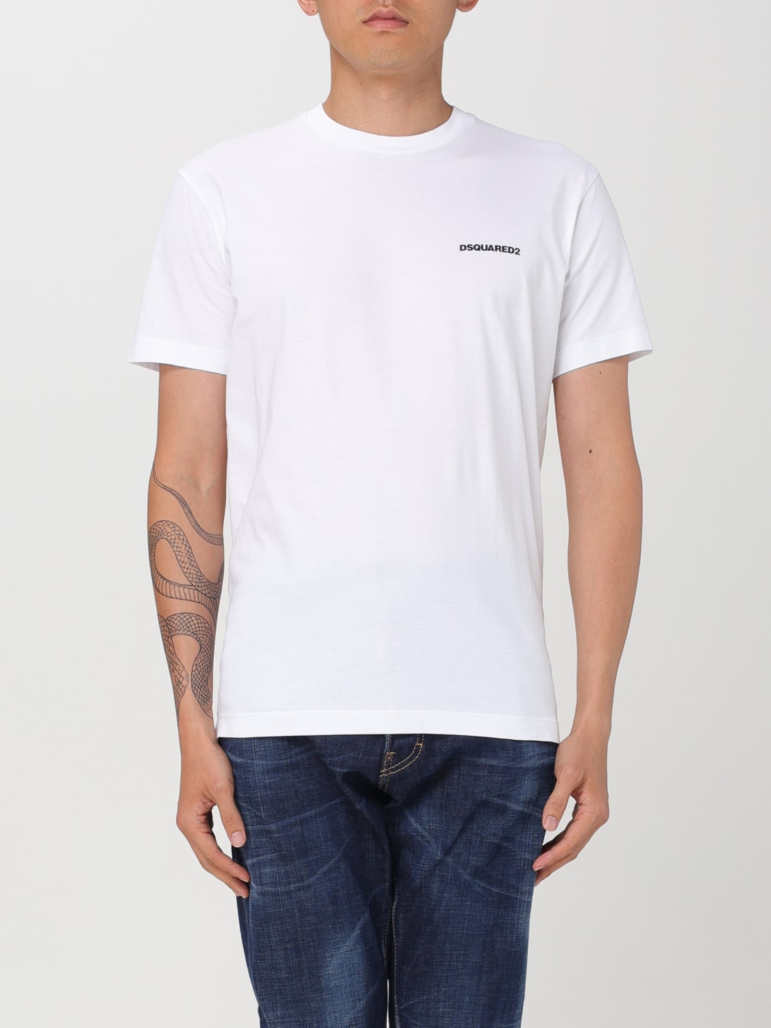 DSQUARED2 T-SHIRT: T-shirt men Dsquared2, White - Img 1