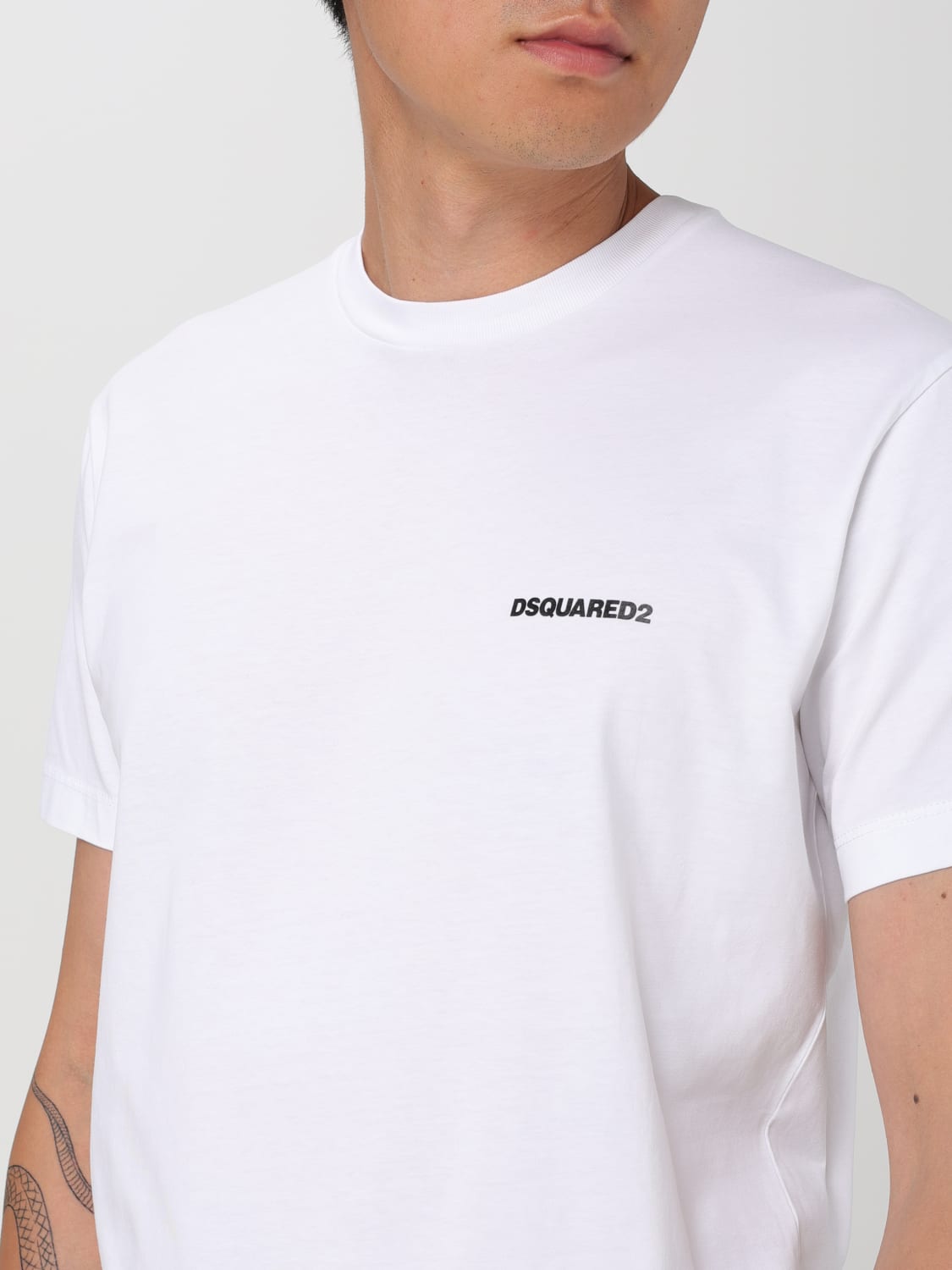 DSQUARED2 T-SHIRT: T-shirt men Dsquared2, White - Img 3