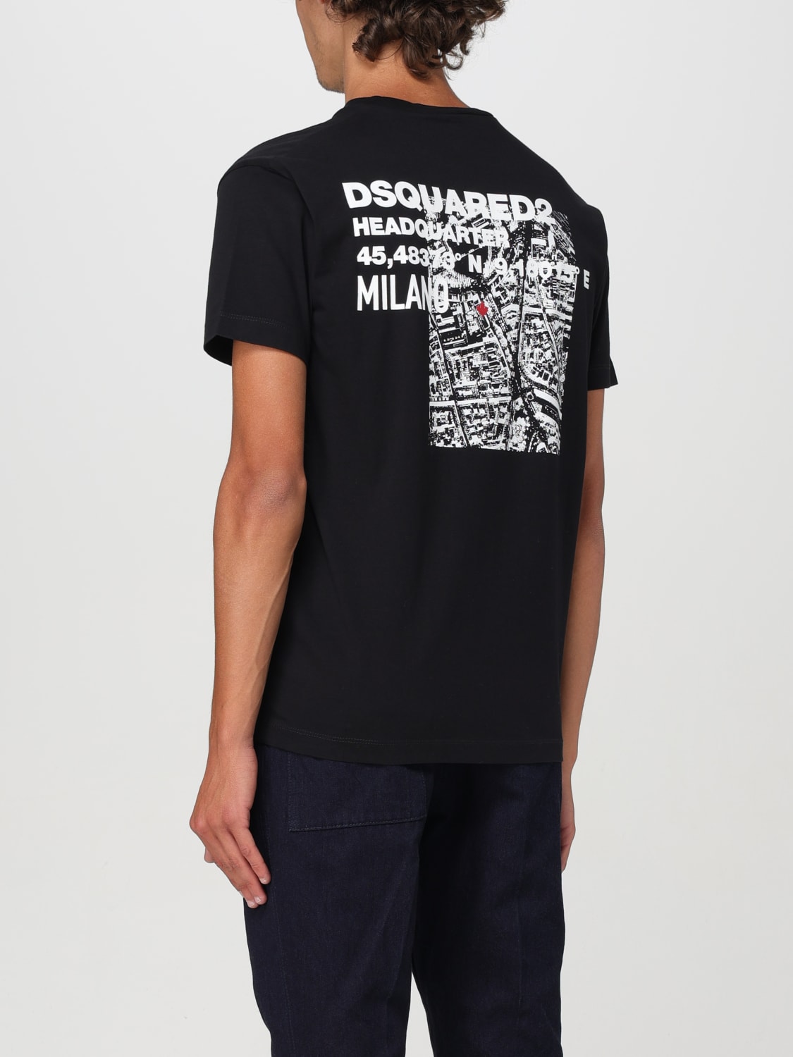 DSQUARED2 T-SHIRT: T-shirt men Dsquared2, Black - Img 2