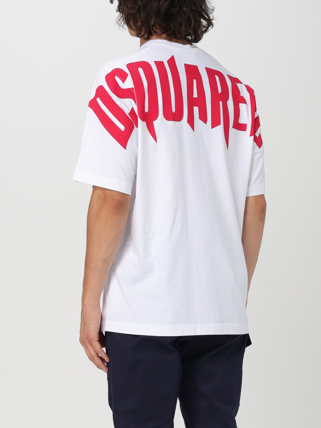 DSQUARED2 T恤: T恤 男士 Dsquared2, 白色 - Img 2