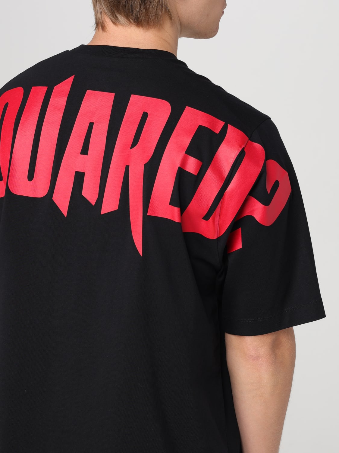 DSQUARED2 티셔츠: 티셔츠 남성 Dsquared2, 블랙 - Img 3