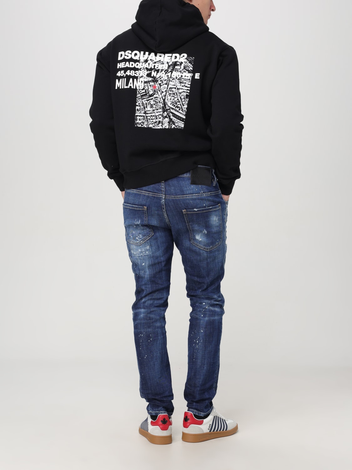 DSQUARED2 SWEATSHIRT: Sweatshirt men Dsquared2, Black - Img 2