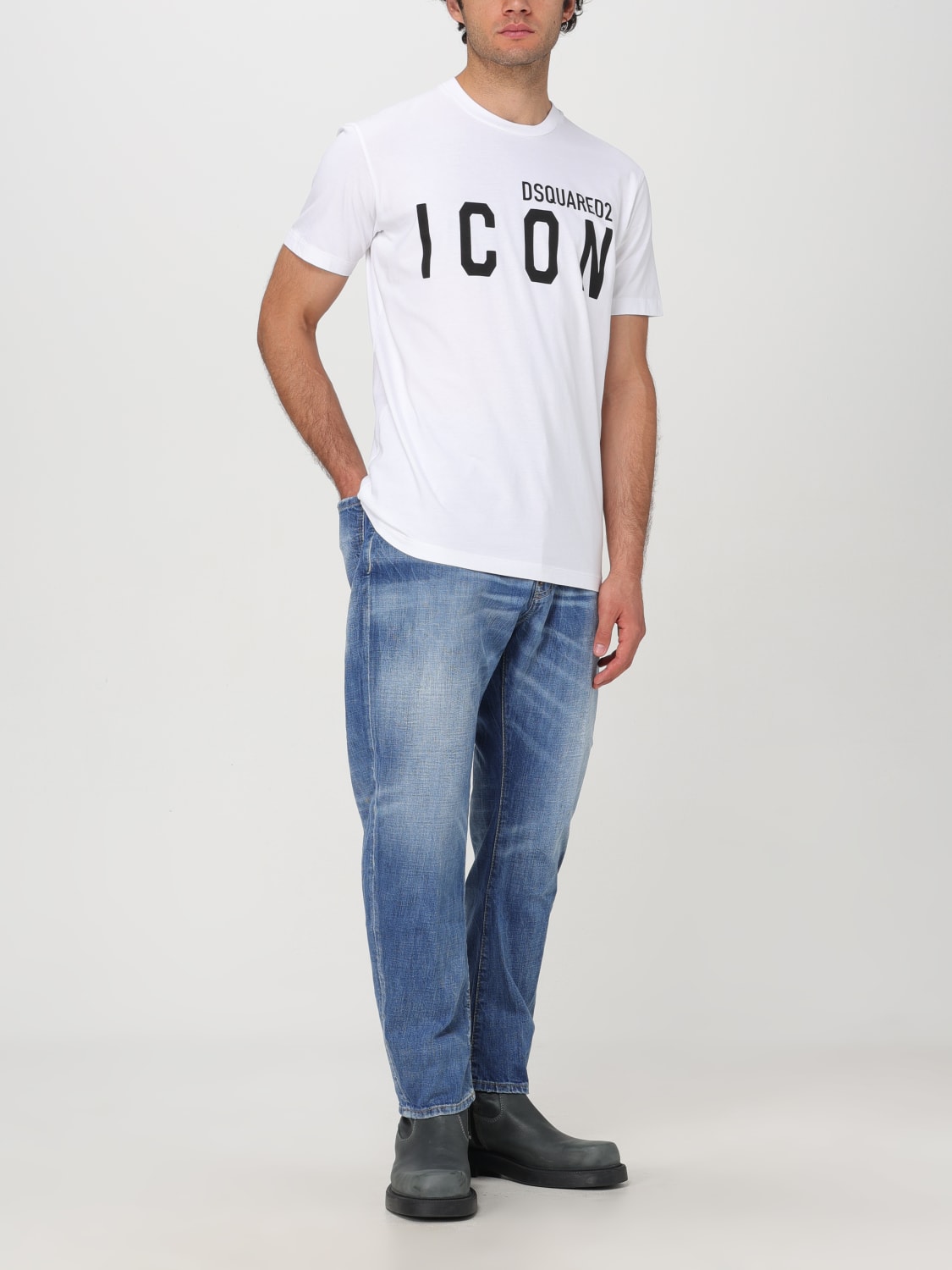 DSQUARED2 T-SHIRT: T-shirt men Dsquared2, White - Img 2