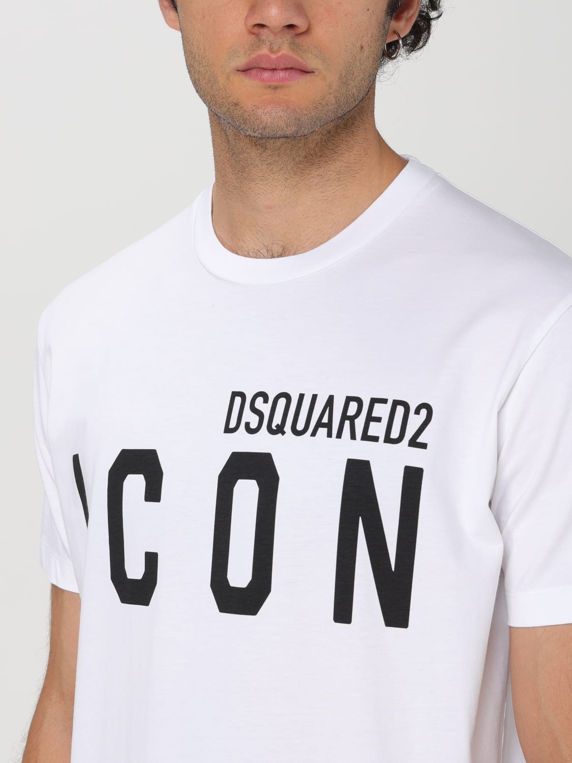 DSQUARED2 T-SHIRT: T-shirt men Dsquared2, White - Img 4