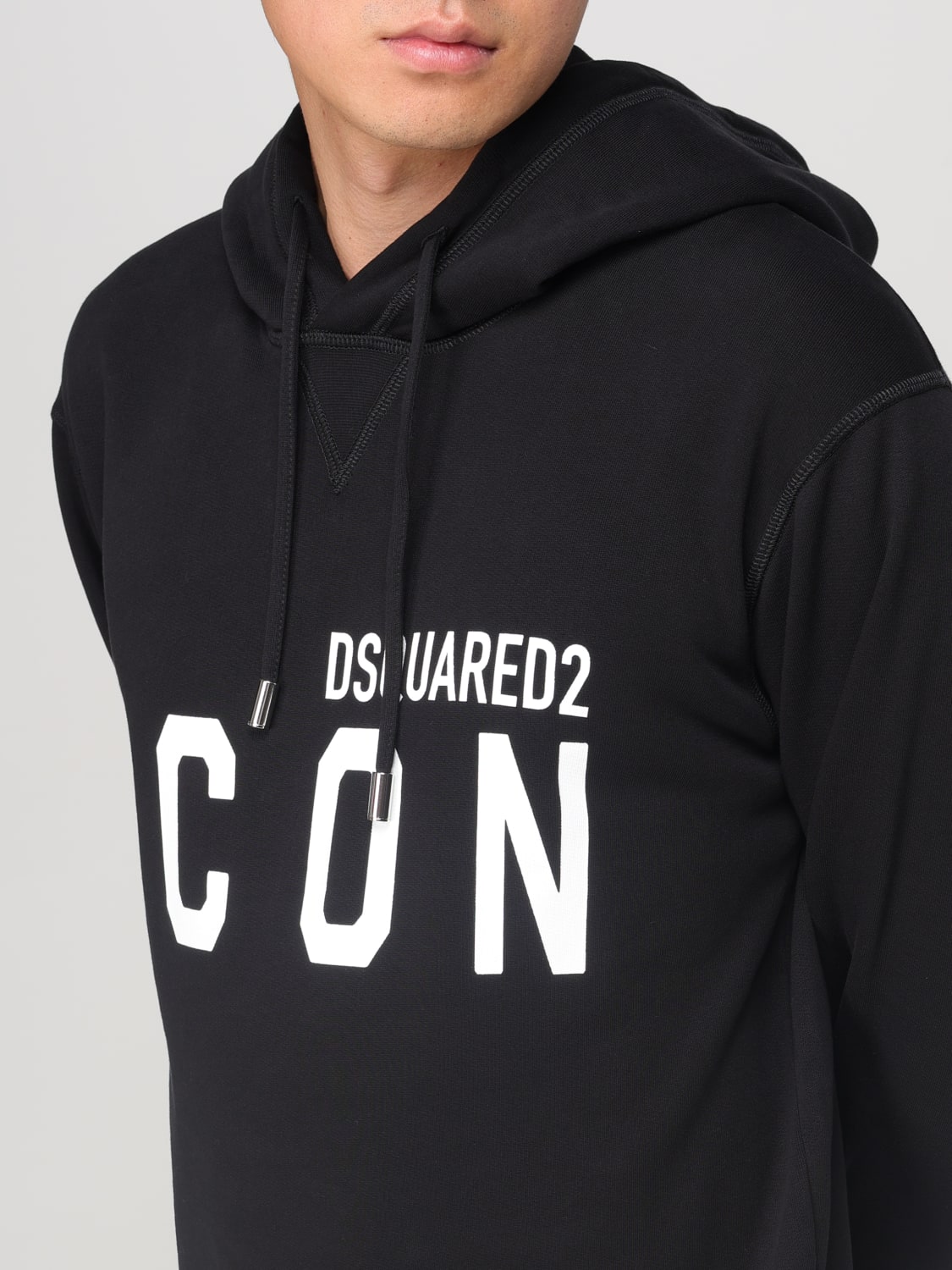 DSQUARED2 SWEATSHIRT: Sweatshirt men Dsquared2, Black - Img 3