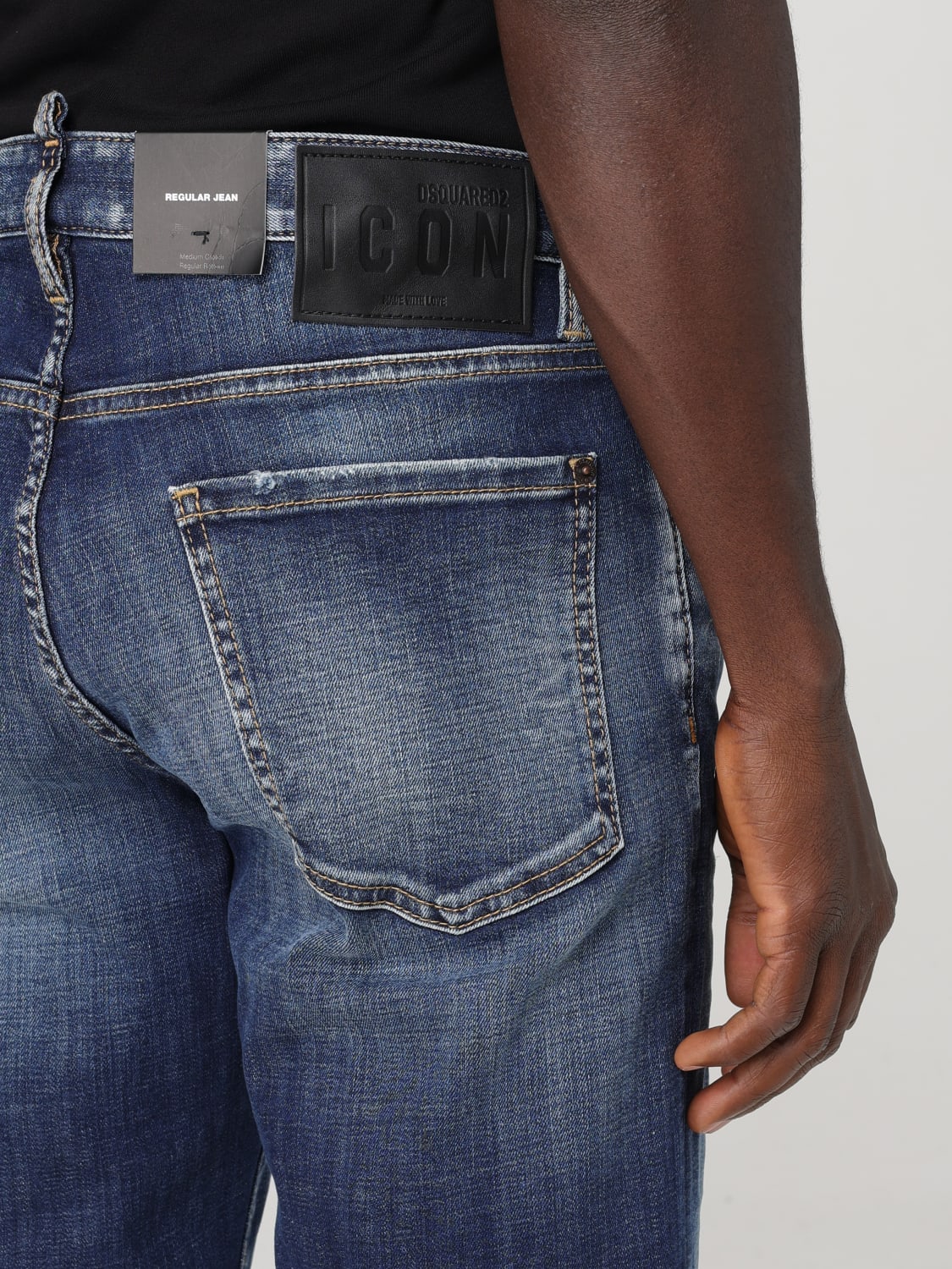 DSQUARED2 JEANS: Jeans homme Dsquared2, Denim - Img 3