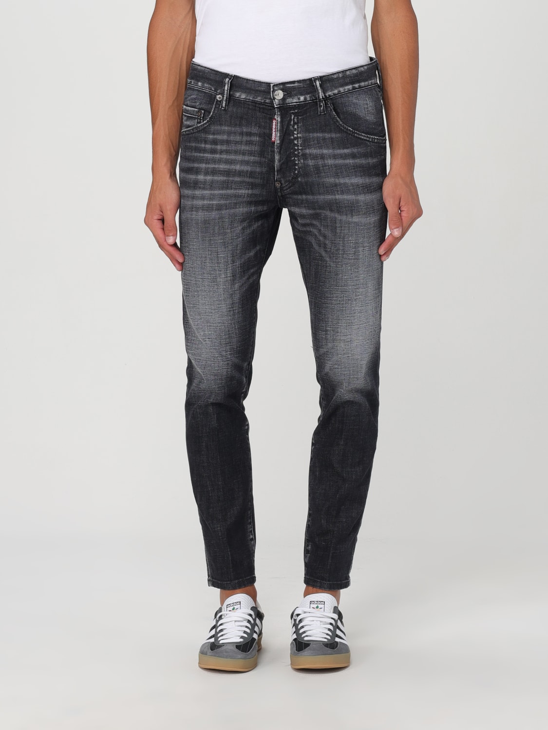 DSQUARED2 JEANS: Jeans homme Dsquared2, Noir - Img 1