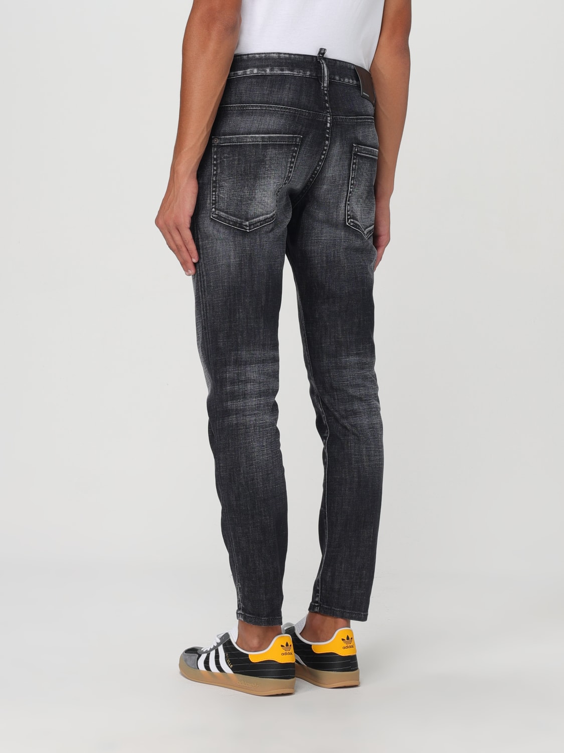 DSQUARED2 JEANS: Jeans homme Dsquared2, Noir - Img 2