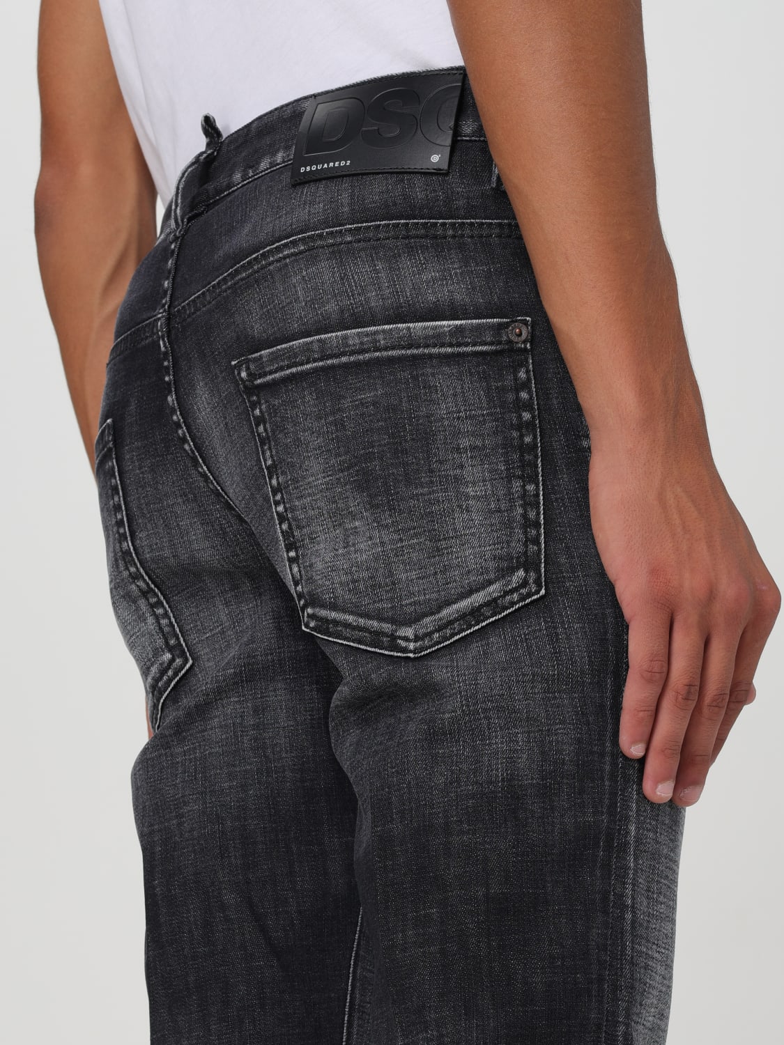 DSQUARED2 JEANS: Jeans homme Dsquared2, Noir - Img 3